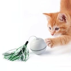 Bon marché 🎁 Wewoo Jouet pour drôle de chat de boule d'instantané de LED rechargeable par USB blanc 🔥