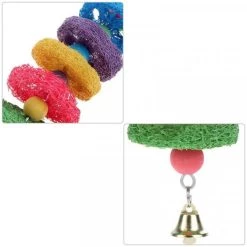 Vente flash ✔️ Wewoo Jouet pour à cordes en forme de molaire morsure de luffa écureuil animal de compagnie couleur ✔️ -Bon plan Animalerie Soldes 3615613569188 3