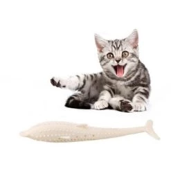 Offres 🎁 Wewoo Jouet pour dauphin en silicone à nettoyer les dents de chat blanc laiteux 😉