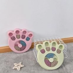 Meilleure vente ✨ Wewoo Jouet pour Nourriture chien platine vinyle Puzzle de anti-fracassantStyle Style empreinte rose 👏 -Bon plan Animalerie Soldes 3615613571051 4