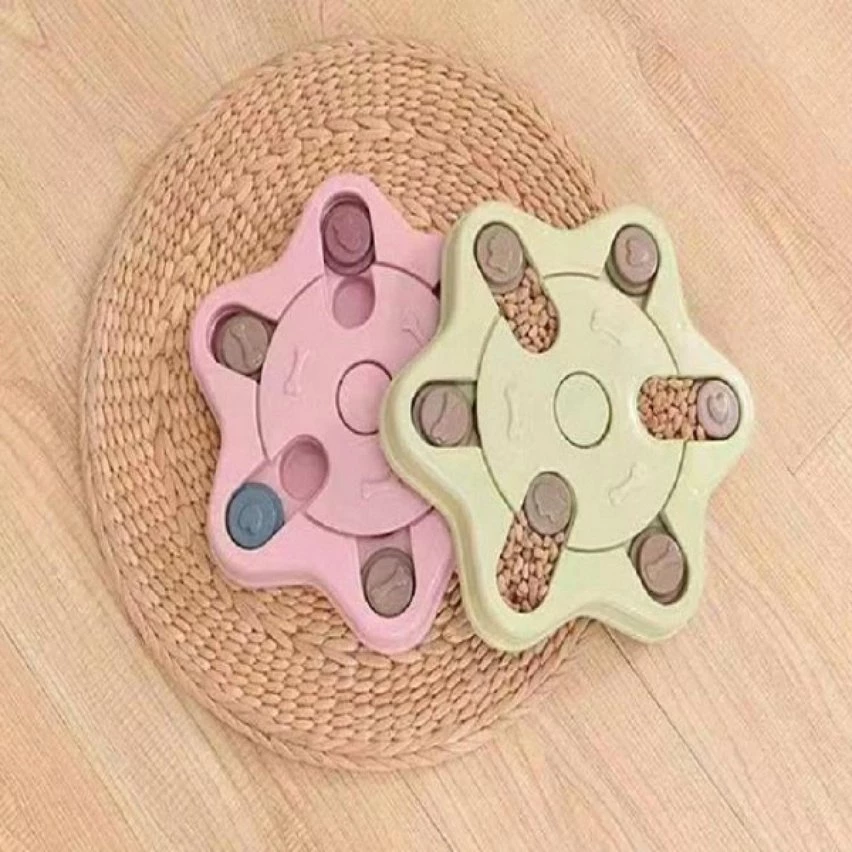 Meilleur prix 👏 Wewoo Jouet pour Nourriture chien plaque tournante manger puzzle fournitures de bol de anti-fracassantstyle style hexagone bleu 🌟 6 Meilleur prix 👏 Wewoo Jouet pour Nourriture chien plaque tournante manger puzzle fournitures de bol de anti-fracassantstyle style hexagone bleu 🌟 – Image 4