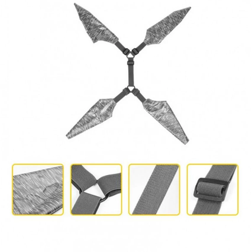 Budget ✨ Wewoo Pantalon d'extérieur à quatre pattes pour chien Couvre-jambe de bretelle imperméable et anti-saleté pour animaux de compagnie, taille: M (gris) 🔥 5 Budget ✨ Wewoo Pantalon d'extérieur à quatre pattes pour chien Couvre-jambe de bretelle imperméable et anti-saleté pour animaux de compagnie, taille: M (gris) 🔥 – Image 3