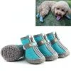 Top 10 🛒 Wewoo 4 pièces / ensemble chaussures de chien respirantes antidérapantes et résistantes à l'usure fournitures pour animaux de compagnie, taille: 3,8x4,3 cm 😀