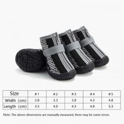 De gros 😍 Wewoo 4 pièces / ensemble chaussures de chien respirantes antidérapantes et résistantes à l'usure fournitures pour animaux de compagnie, taille: 4.3x4.8 cm 😉 15 De gros 😍 Wewoo 4 pièces / ensemble chaussures de chien respirantes antidérapantes et résistantes à l'usure fournitures pour animaux de compagnie, taille: 4.3x4.8 cm 😉 -Bon plan Animalerie Soldes 3615615219784 6 7
