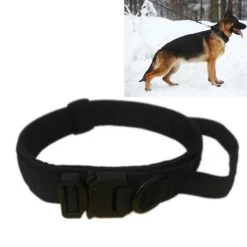 Coupon ⌛ Wewoo Collier de traction pour chien de grande et moyenne taille en nylon épaissi, taille: XL (noir) 👍
