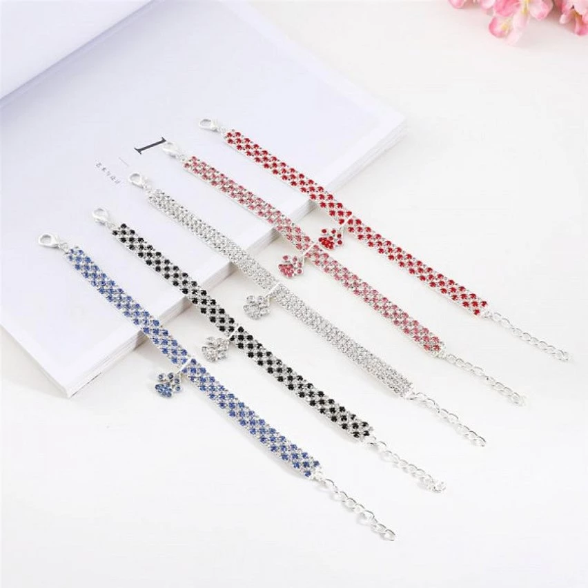 Offres ⌛ Wewoo 2 PCS Pet Collier Diamant Élastique Chat Et Chien Collier Bijoux, Taille: S (Rouge Blanc) 🎁 5 Offres ⌛ Wewoo 2 PCS Pet Collier Diamant Élastique Chat Et Chien Collier Bijoux, Taille: S (Rouge Blanc) 🎁 – Image 3