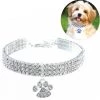 Promo 🎁 Wewoo 2 PCS Pet Collier Diamant Élastique Chat Et Chien Collier Bijoux, Taille: S (Blanc) ⌛ -Bon plan Animalerie Soldes 3615615257991 1