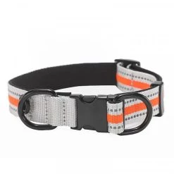Vente flash 🔥 Wewoo Collier en nylon réfléchissant pour chien, S (boucle noire orange) 👍