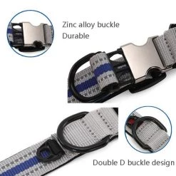 Promo ✨ Wewoo Collier en nylon réfléchissant pour chien, L (boucle noire orange) 😀 -Bon plan Animalerie Soldes 3615615260540 4