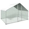 Top 10 ⭐ IDMARKET Enclos poulailler 6 m² parc grillagé 3x2 M acier galvanisé 🤩