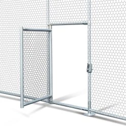 Nouveau ⌛ IDMARKET Enclos poulailler dôme 15 m² parc grillagé 3x5 M avec porte latérale ❤️ -Bon plan Animalerie Soldes 3662897026364 4