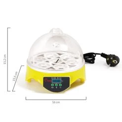 Top 10 ⭐ IDMARKET Couveuse manuelle 7 oeufs incubateur température réglable 👏 -Bon plan Animalerie Soldes 3662897038688 4