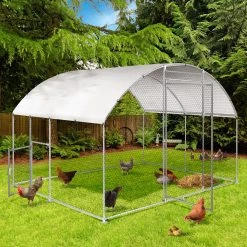 Top 10 👏 IDMARKET Enclos poulailler dôme 7,5 m² parc grillagé 3x2,5 M avec porte latérale ✔️ 13 Top 10 👏 IDMARKET Enclos poulailler dôme 7,5 m² parc grillagé 3x2,5 M avec porte latérale ✔️ -Bon plan Animalerie Soldes 3662897039111 5