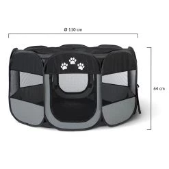 Tout neuf 😍 IDMARKET Enclos pliable pour animaux parc chien et chat 110 x 110 x 64 CM ⌛ 12 Tout neuf 😍 IDMARKET Enclos pliable pour animaux parc chien et chat 110 x 110 x 64 CM ⌛ -Bon plan Animalerie Soldes 3662897054510 4
