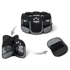 Tout neuf 😍 IDMARKET Enclos pliable pour animaux parc chien et chat 110 x 110 x 64 CM ⌛ 15 Tout neuf 😍 IDMARKET Enclos pliable pour animaux parc chien et chat 110 x 110 x 64 CM ⌛ -Bon plan Animalerie Soldes 3662897054510 7