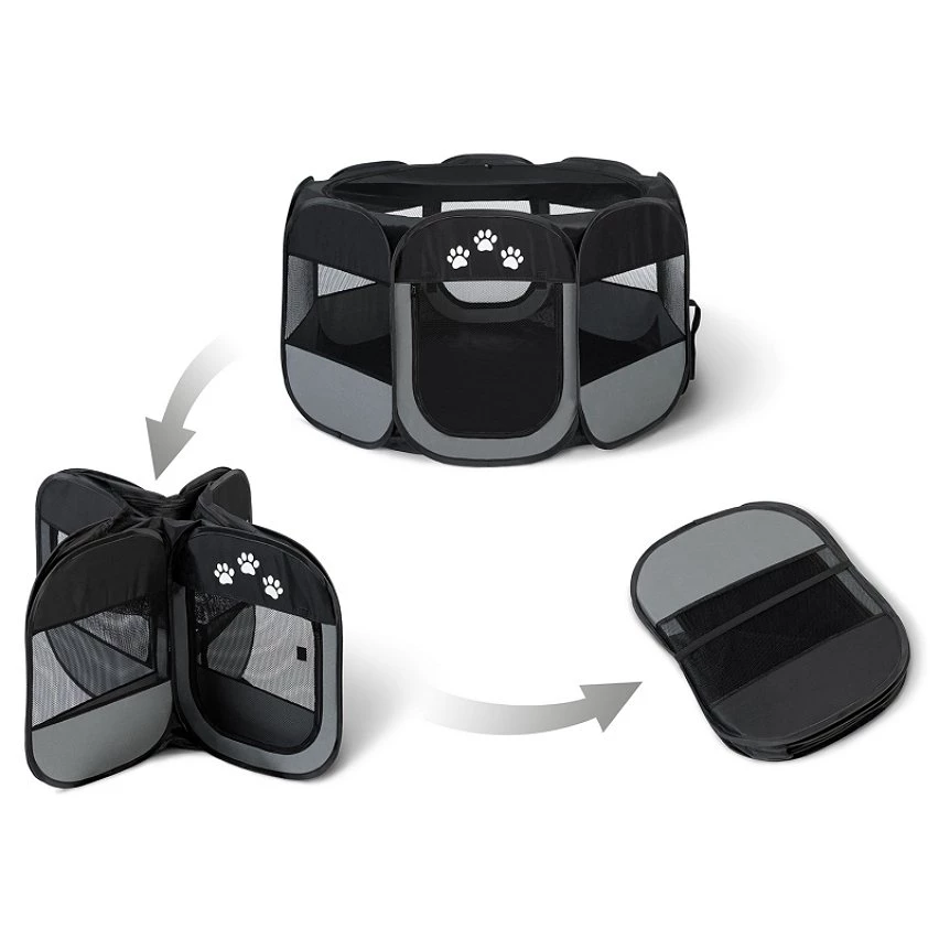 Tout neuf 😍 IDMARKET Enclos pliable pour animaux parc chien et chat 110 x 110 x 64 CM ⌛ 9 Tout neuf 😍 IDMARKET Enclos pliable pour animaux parc chien et chat 110 x 110 x 64 CM ⌛ – Image 7