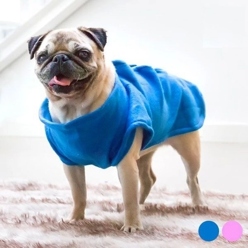 Le moins cher ⭐ Totalcadeau Couverture à manches et à fermeture pour chien et chat rose 🌟 4 Le moins cher ⭐ Totalcadeau Couverture à manches et à fermeture pour chien et chat rose 🌟 – Image 2