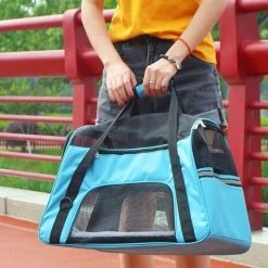 Offres 🧨 Totalcadeau Sac de Transport pour animal de compagnie chien et chat déguisement bleu 🤩 -Bon plan Animalerie Soldes 3664996339000 4