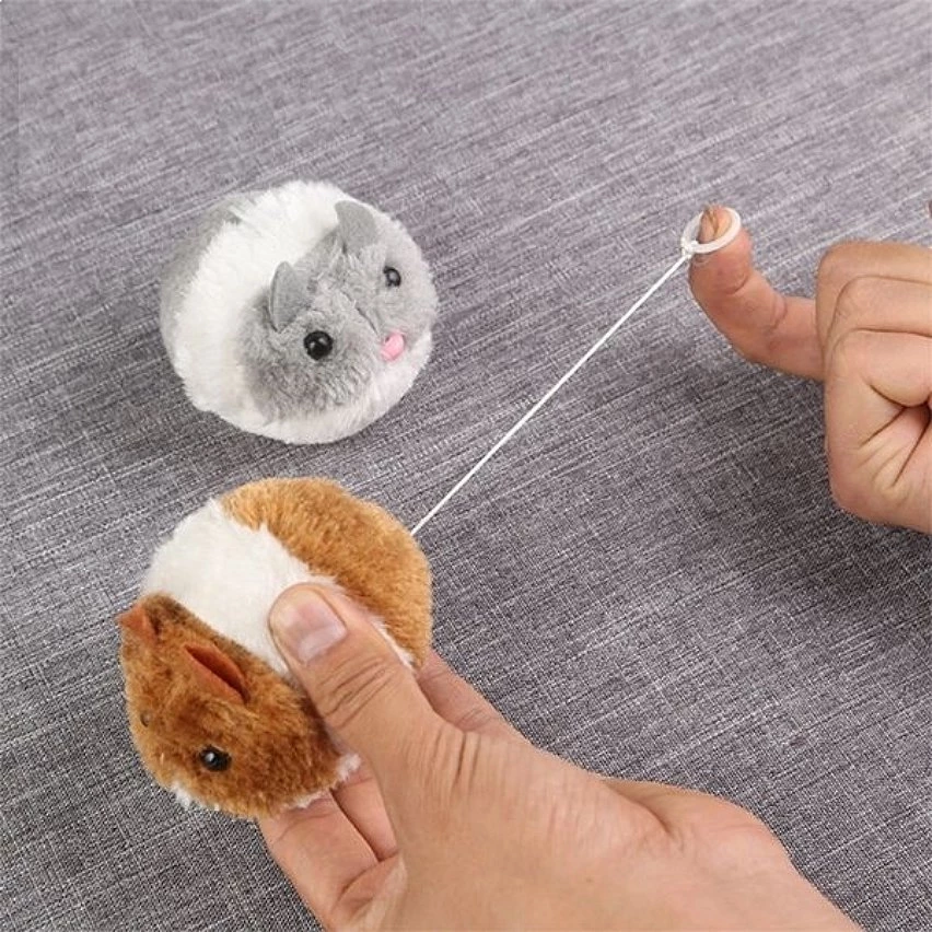 Meilleure vente ✨ Totalcadeau Hamster vibrant jouet pour chat fonctionnant sans pile marron 🔥 5 Meilleure vente ✨ Totalcadeau Hamster vibrant jouet pour chat fonctionnant sans pile marron 🔥 – Image 3