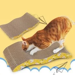 Promo 🎉 Totalcadeau Tapis grattoir en carton griffoir pour chat 🔔 -Bon plan Animalerie Soldes 3664996339086 2