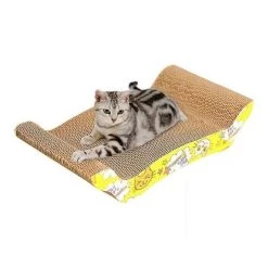 Promo 🎉 Totalcadeau Tapis grattoir en carton griffoir pour chat 🔔 -Bon plan Animalerie Soldes 3664996339086 4