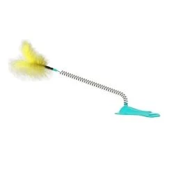 Top 10 💯 Totalcadeau Plumes à agiter jouet pour chat à fixer à une chaussure bleu 🌟