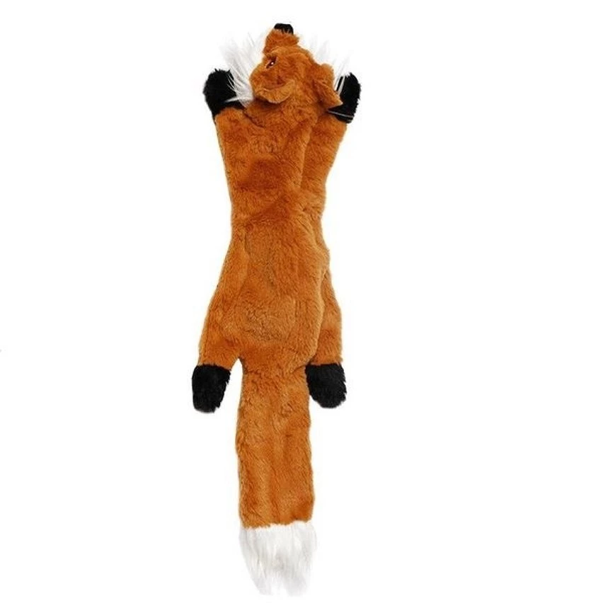 Nouveau 🎁 Totalcadeau Jouet mordiller animal en peluche pour chien avec 2 couineurs renard 🔔 4 Nouveau 🎁 Totalcadeau Jouet mordiller animal en peluche pour chien avec 2 couineurs renard 🔔 – Image 2