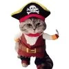 Offres 🔔 Totalcadeau Costume Pirate pour Chat Déguisement avec cape ⭐ -Bon plan Animalerie Soldes 3664996378894 1