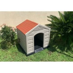 Budget 😀 Dogstyle Niche pour Chien 🐕 DOGGY 92 X 92 X 89 cm Polypropylène Confort thermique Intérieure/Extérieure Montage Rapide ✔️ -Bon plan Animalerie Soldes 3701107724000 3