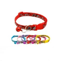 De gros 😍 Passionimaux59 Collier Nylon Réfléchissant pour Chat Petit Chien Chiot Motif Camouflage Avec Grelot - Violet 🔔