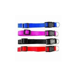 Offres 😉 Passionimaux59 Collier Nylon pour Chien Chat Chiot Réglable - Bleu/ bleu foncé - M 😍 -Bon plan Animalerie Soldes 3701491702714 1 3