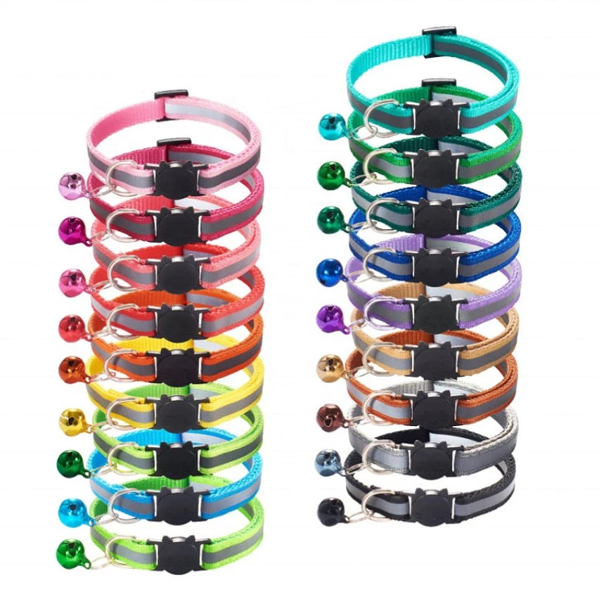 Offres 😀 Passionimaux59 Collier Nylon Réfléchissant Anti Étranglement Pour Chat Chaton avec Grelot - Bleu Clair ⭐ 3 Offres 😀 Passionimaux59 Collier Nylon Réfléchissant Anti Étranglement Pour Chat Chaton avec Grelot - Bleu Clair ⭐