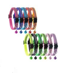 Tout neuf 🔥 Passionimaux59 Collier Nylon Réfléchissant Anti Étranglement Pour Chat Chaton avec Grelot - Jaune Fluorescents 💯 -Bon plan Animalerie Soldes 3701491702837 7