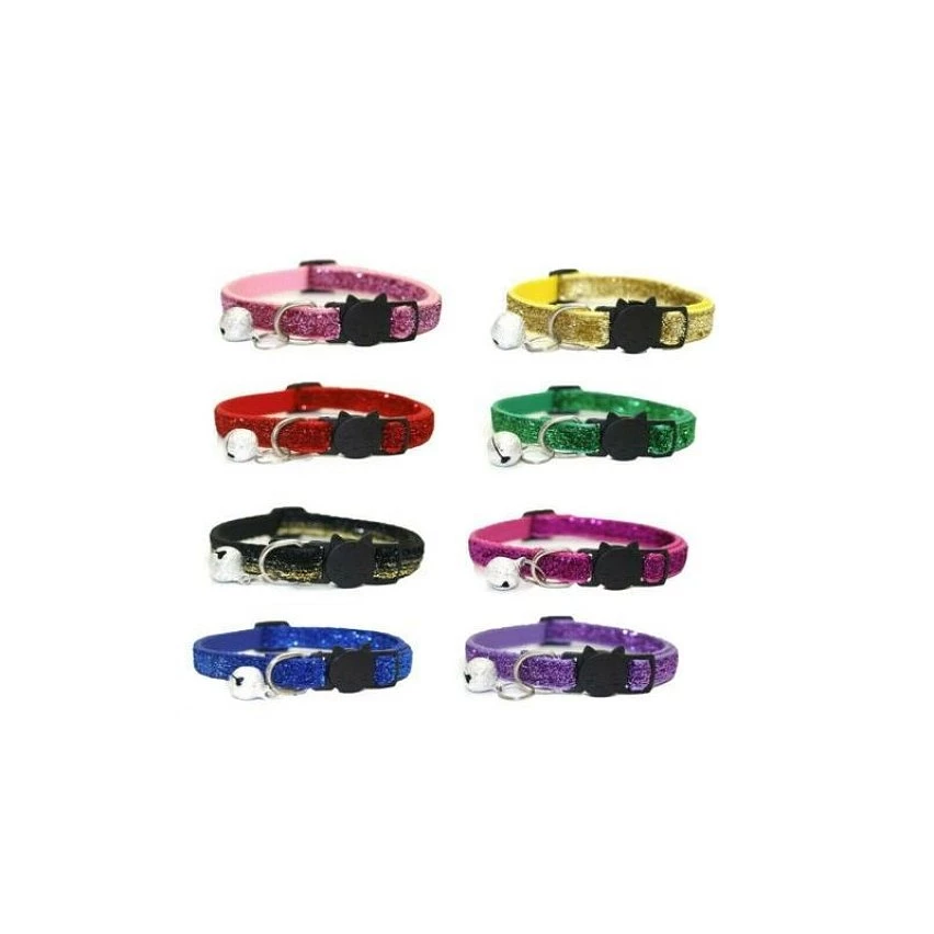 Vente flash ❤️ Passionimaux59 Collier Nylon Anti-étranglement Brillant avec Grelot pour Chats, chatons - Noir ✨ 3 Vente flash ❤️ Passionimaux59 Collier Nylon Anti-étranglement Brillant avec Grelot pour Chats, chatons - Noir ✨