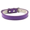Sortie 🛒 Passionimaux59 Collier Pour Chien Chiot Chat Cuir PU Réglable - Violet - XXS 👏 -Bon plan Animalerie Soldes 3701491703896 1