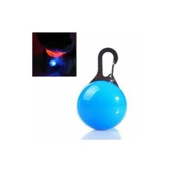 Coupon 🎉 Passionimaux59 Pendentif LED Lumineux Nuit Sécurité visibilité chien jogging cartable poussette - Bleu Foncé 👏 -Bon plan Animalerie Soldes 3701491704039 3