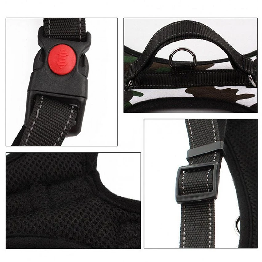 Grosses soldes 👍 Passionimaux59 Harnais Rembourré Réglable Souple Respirant Pour Chien Promenade - Rouge - L 👏 6 Grosses soldes 👍 Passionimaux59 Harnais Rembourré Réglable Souple Respirant Pour Chien Promenade - Rouge - L 👏 – Image 4