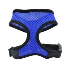 Sortie 🔥 Passionimaux59 Harnais Souple Respirant pour Chien Chiot et Chat - Bleu Foncé - L 🌟