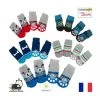 Coupon 😍 Passionimaux59 Lot de 4 Chaussettes Confortable antidérapante pour Chien Chiots ou Chat - Ours Rouge - 2 👍