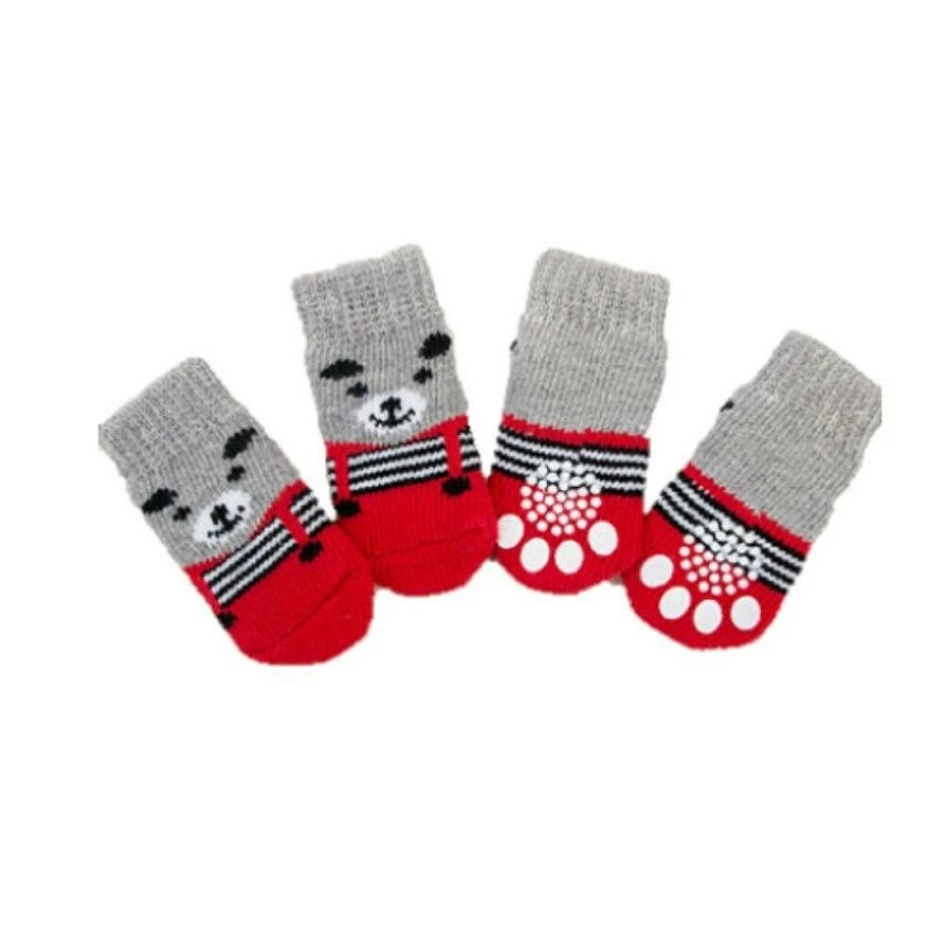 Le moins cher 😍 Passionimaux59 Lot de 4 Chaussettes Confortable antidérapante pour Chien Chiots ou Chat - Ours Rouge - 3 😍 3 Le moins cher 😍 Passionimaux59 Lot de 4 Chaussettes Confortable antidérapante pour Chien Chiots ou Chat - Ours Rouge - 3 😍