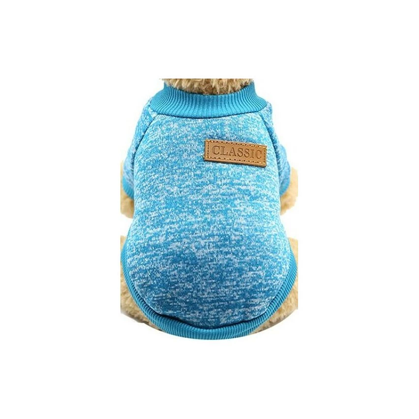 Nouveau 👍 Passionimaux59 Pull Sweat Molletonné Chiné Chaud pour petit Chien ou Chat Vêtement Manteau - Bleu/ bleu foncé - S 😍 3 Nouveau 👍 Passionimaux59 Pull Sweat Molletonné Chiné Chaud pour petit Chien ou Chat Vêtement Manteau - Bleu/ bleu foncé - S 😍