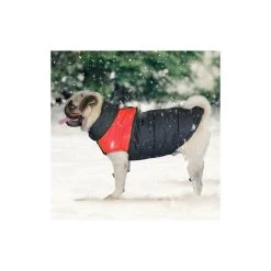 Grosses soldes ✔️ Passionimaux59 Manteau Doudoune Matelassé Imperméable Pour Chien Chat Hiver - Rouge - M ⭐ -Bon plan Animalerie Soldes 3701491706255 4 5