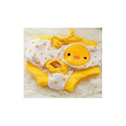 Promo 🧨 Passionimaux59 Couche-Culotte Bandes Hygiénique Pour Chien Réglable Lavable Réutilisable - Jaune - L 🥰 -Bon plan Animalerie Soldes 3701491706767 1