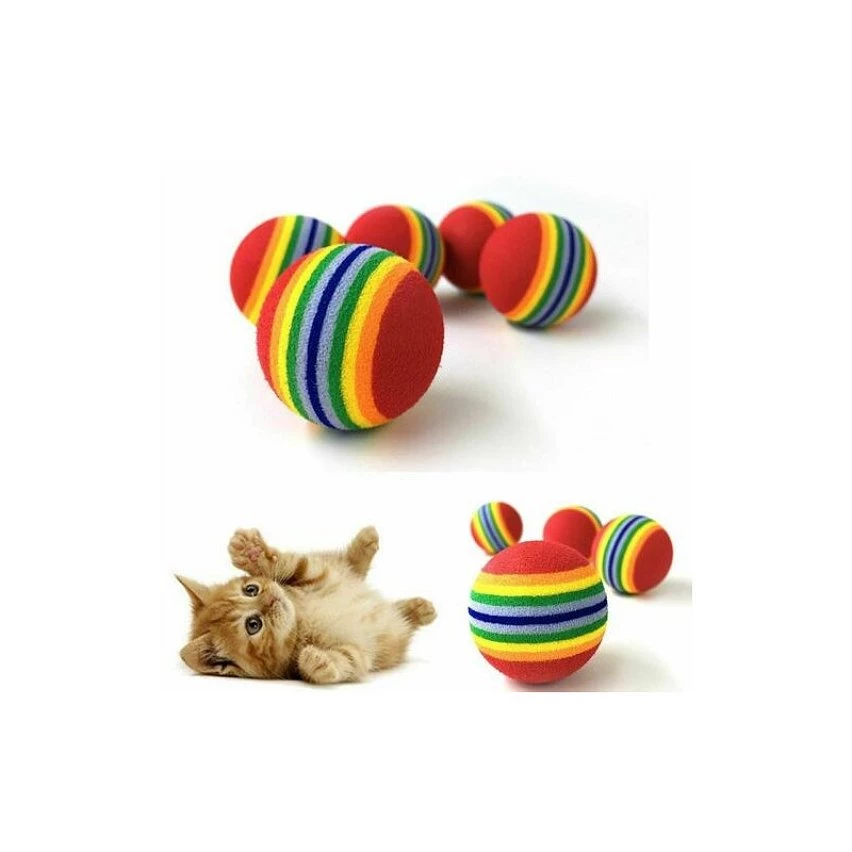 Meilleure affaire đ€© Passionimaux59 Lot de 5 Balles pour chats Multicolore Jouet pour Chat Petit Chien â 3 Meilleure affaire đ€© Passionimaux59 Lot de 5 Balles pour chats Multicolore Jouet pour Chat Petit Chien â