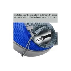 Le moins cher 🎉 Passionimaux59 Sac de Transport Bandoulière pour Petit Chien Chat Sortie Promenade - Bleu/ bleu foncé - L ✨ -Bon plan Animalerie Soldes 3701491707405 5