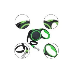Meilleure vente 😉 Passionimaux59 Laisse à Enrouleur Rétractable Automatique Pour Chien Chat en Nylon - Vert 🔥 -Bon plan Animalerie Soldes 3701491709171 3
