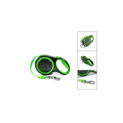 Budget ⌛ Passionimaux59 Laisse à Enrouleur Rétractable Automatique Pour Chien Chat en Nylon - Vert 🔥 -Bon plan Animalerie Soldes 3701491709188 4