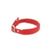 Remise 😍 Passionimaux59 Collier Nylon Pour Chien Réglable Avec Protection Cuir PU - Rouge - S 😀