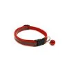 Vente flash 👍 Passionimaux59 Collier Nylon réfléchissant pour Chat petit Chien avec Grelot - Rouge 🛒