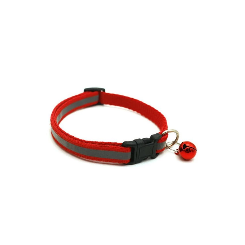 Top 10 👍 Passionimaux59 Collier Nylon réfléchissant Pour Chien Chat Chaton Chiot avec Grelot Large 1,5CM - Rouge 👏 4 Top 10 👍 Passionimaux59 Collier Nylon réfléchissant Pour Chien Chat Chaton Chiot avec Grelot Large 1,5CM - Rouge 👏 – Image 2